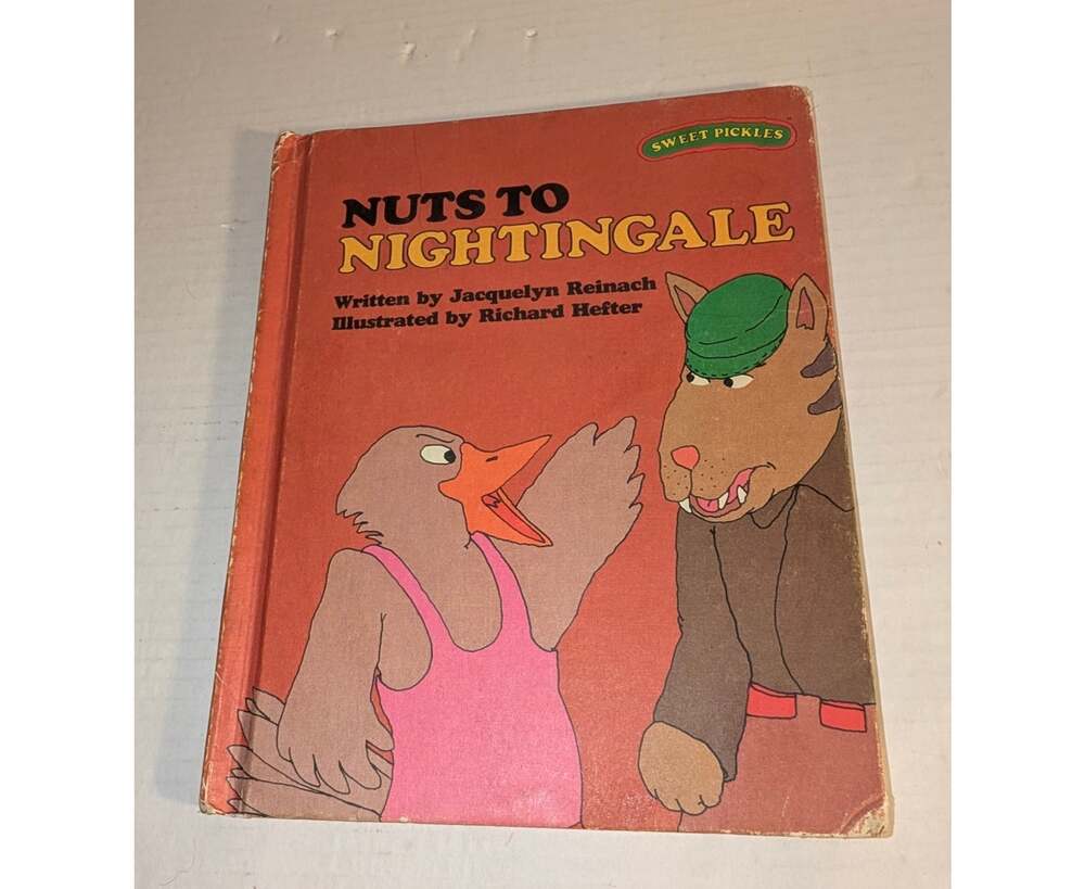 Vintage 1978 Nuts to Nightingale Pickles Children's Picture Book
